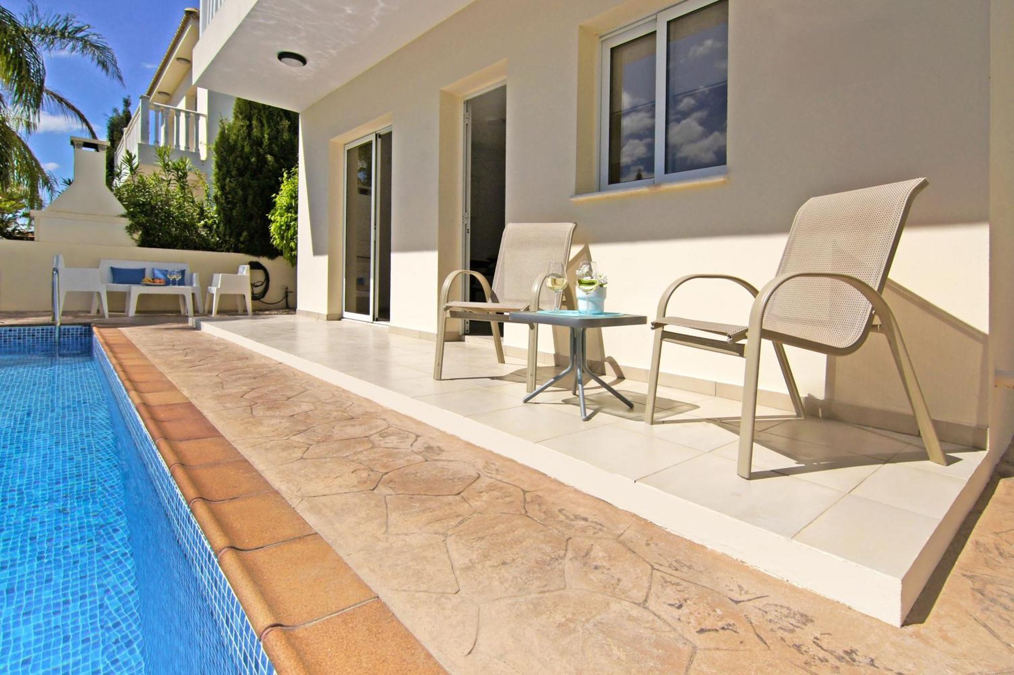 Nissi Sapphire Villa Ajía Nápa Eksteriør bilde